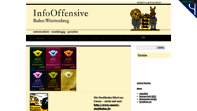 What Infooffensive.de website looked like in 2019 (4 years ago)