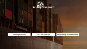 What Inxpressworldwide.com website looked like in 2019 (4 years ago)