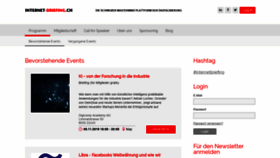 What Internet-briefing.ch website looked like in 2019 (4 years ago)