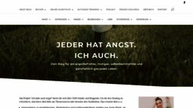 What Ich-habe-auch-angst.de website looked like in 2019 (4 years ago)