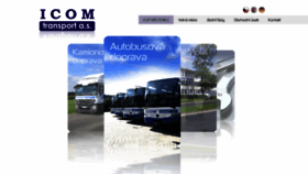 What Icomtransport.cz website looked like in 2019 (4 years ago)