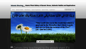 What Islamicsharing.com website looked like in 2019 (4 years ago)