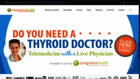 What Integrativehealthcare.com website looked like in 2019 (4 years ago)