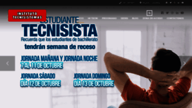 What Institutotecnisistemas.edu.co website looked like in 2019 (4 years ago)