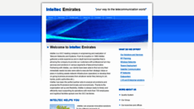 What Inteltec.ae website looked like in 2019 (4 years ago)