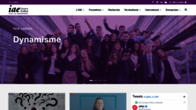 What Iae-eiffel.fr website looked like in 2019 (5 years ago)