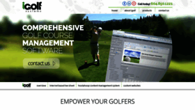 What Igolfsystems.com website looked like in 2019 (4 years ago)