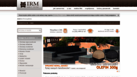 What Irm.pl website looked like in 2019 (4 years ago)