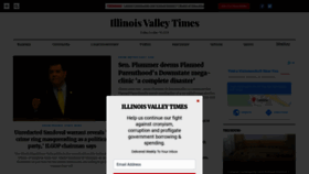 What Illinoisvalleytimes.com website looked like in 2019 (4 years ago)