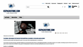 What Icepackstore.com website looked like in 2019 (4 years ago)