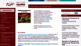 What Institut-negawatt.com website looked like in 2019 (4 years ago)