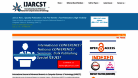 What Ijarcst.com website looked like in 2019 (4 years ago)