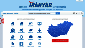 What Iranyar.hu website looked like in 2019 (4 years ago)