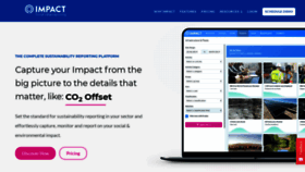 What Impactreporting.co.uk website looked like in 2019 (4 years ago)