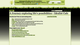 What Idealistcafe.com website looked like in 2019 (4 years ago)