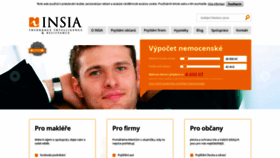 What Insia.cz website looked like in 2019 (4 years ago)
