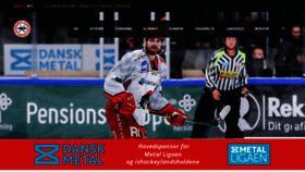 What Ishockey.dk website looked like in 2019 (4 years ago)