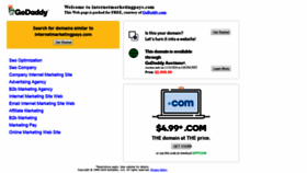 What Internetmarketingpays.com website looked like in 2019 (4 years ago)