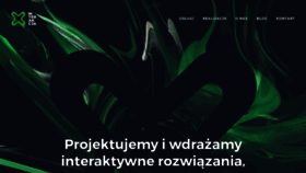 What Interakcja.pl website looked like in 2019 (4 years ago)
