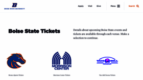 What Idahotickets.com website looked like in 2019 (4 years ago)