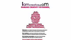 What Iamcreative.com website looked like in 2019 (4 years ago)