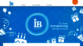 What Internationaler-bund.org website looked like in 2019 (6 years ago)