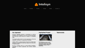What Intelisyn.com website looked like in 2019 (4 years ago)