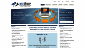 What Ipcgroup.co.uk website looked like in 2019 (4 years ago)