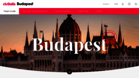 What Introducingbudapest.com website looked like in 2019 (4 years ago)