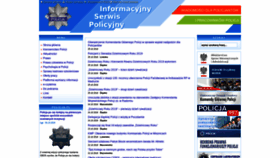 What Isp.policja.pl website looked like in 2019 (4 years ago)