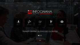 What Infognana.com website looked like in 2019 (4 years ago)