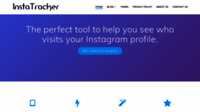 What Instatracker.net website looked like in 2019 (4 years ago)