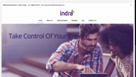 What Indraenergy.com website looked like in 2019 (4 years ago)