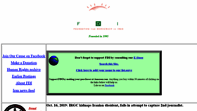 What Iran.org website looked like in 2019 (4 years ago)