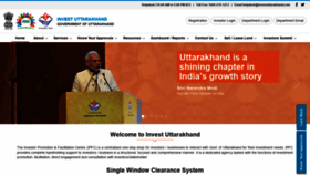 What Investuttarakhand.com website looked like in 2019 (4 years ago)