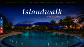 What Islandwalkvillage.com website looked like in 2019 (4 years ago)