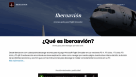 What Iberoavion.com website looked like in 2019 (4 years ago)