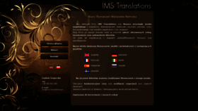 What Ims-translations.pl website looked like in 2019 (4 years ago)