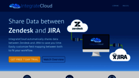 What Integratecloud.com website looked like in 2019 (4 years ago)