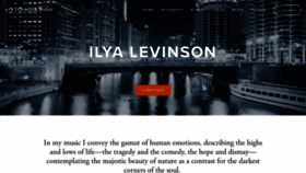 What Ilyalevinsonmusic.com website looked like in 2019 (4 years ago)