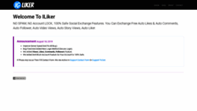 What Iliker.net website looked like in 2019 (4 years ago)