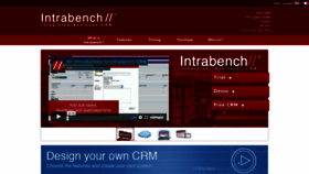 What Intrabench.com website looked like in 2019 (4 years ago)