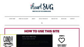 What Iheartsvg.com website looked like in 2019 (4 years ago)