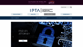 What Ipta.org.au website looked like in 2019 (4 years ago)