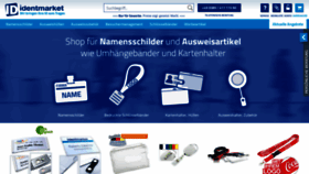 What Identmarket.de website looked like in 2019 (4 years ago)