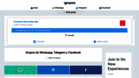 What Igrupos.com website looked like in 2019 (4 years ago)