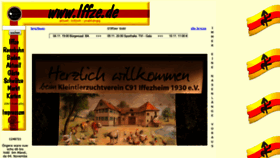 What Iffze.de website looked like in 2019 (4 years ago)