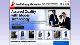 What Iconpackagingmachineries.com website looked like in 2019 (4 years ago)