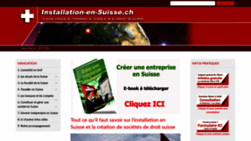What Installation-en-suisse.ch website looked like in 2019 (4 years ago)