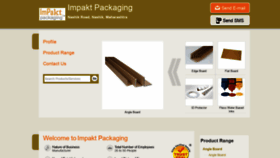 What Impaktpackaging.com website looked like in 2019 (4 years ago)